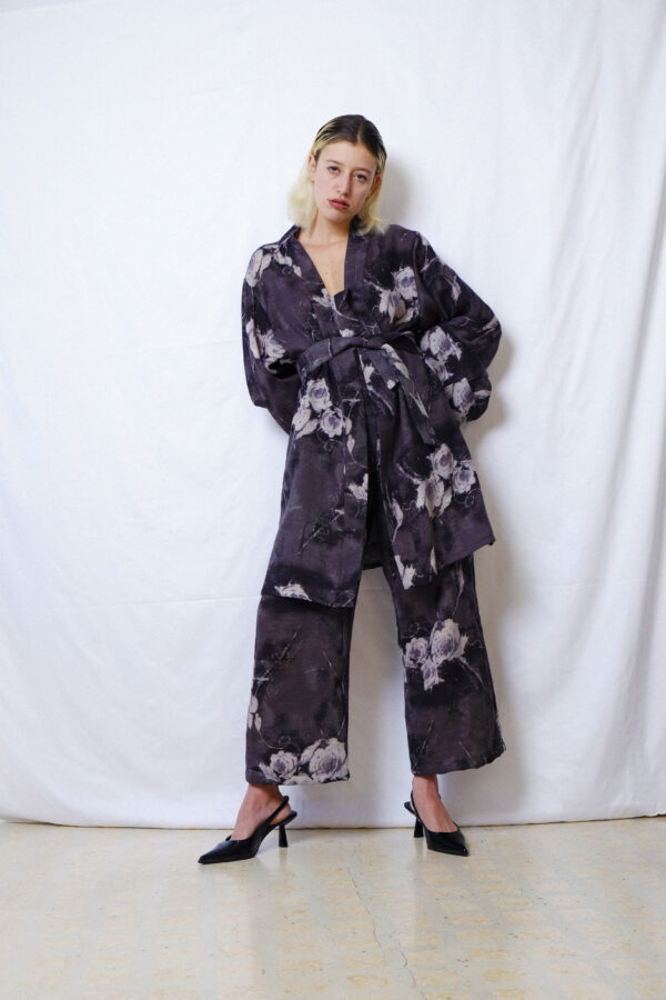 Tailleur modello kimono