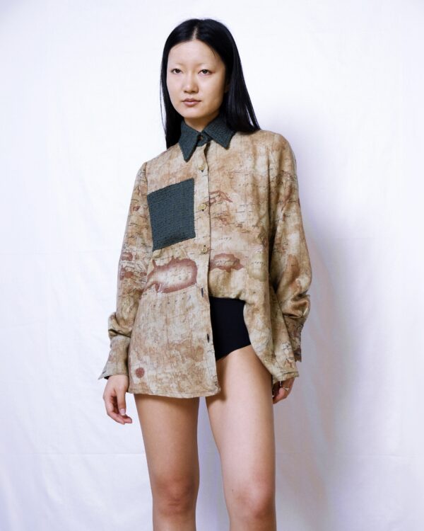 camicia patchwork upcycle
