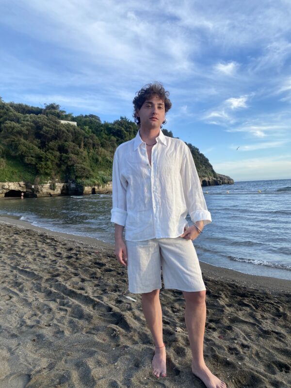 camicia puro lino italiano